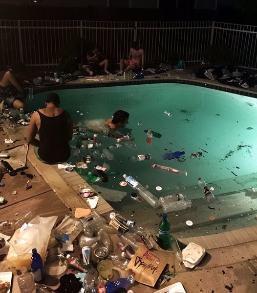 Entitled Neighbors Threw a Loud Party and Used Our Pool as a Trash Bin – They Didn’t Get Away with It