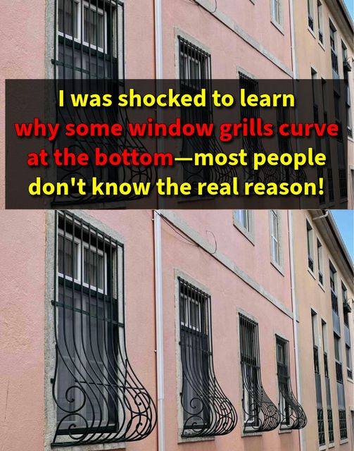 This Is Why Some Window Grills Have a Curve at the Bottom