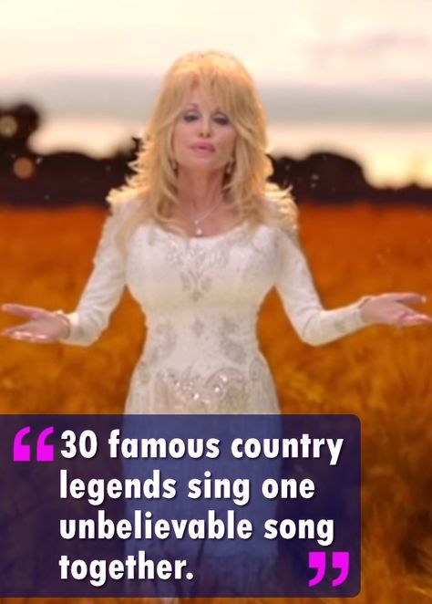 For the First Time, 30 Famous Country Legends Sing One Unbelievable Song Together