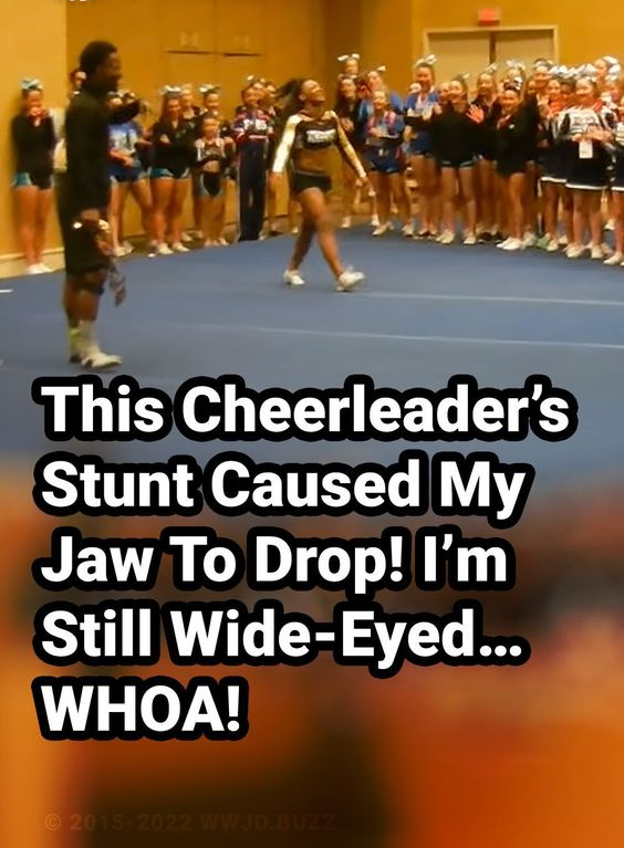 This Cheerleader’s Stunt Caused My Jaw To Drop! I’m Still Wide-Eyed… WHOA!