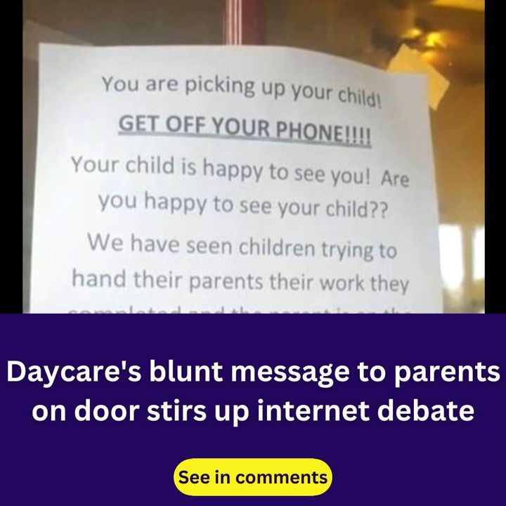 Mom Shares Photo of Blunt Sign on Daycare Door and It Goes Viral