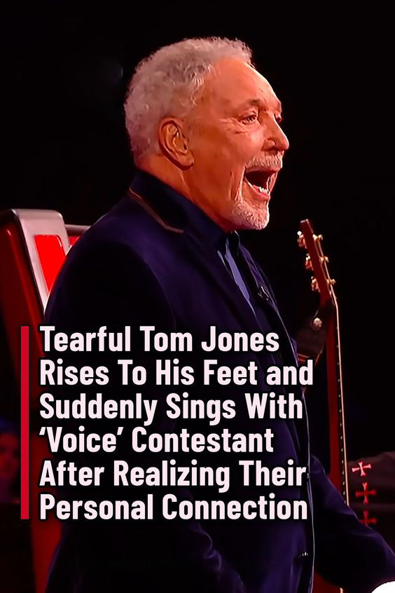 (VIDEO)Tearful Tom Jones Rises To His Feet and Suddenly Sings With ‘Voice’ Contestant After Realizing Their Personal Connection