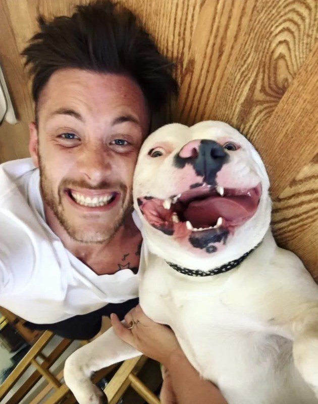 Man Shares This Photo Of His New Dog Online, People Immediately Call The Cops On Him