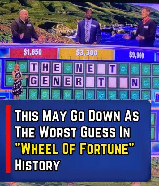 This might be the biggest guessing blunder in Wheel of Fortune history.