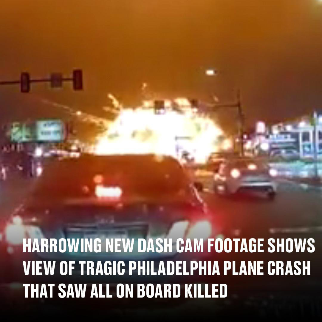 New Dash Cam Video Shows The Terrible Plane Crash In Philadelphia, Where Everyone On Board Lost Their Lives