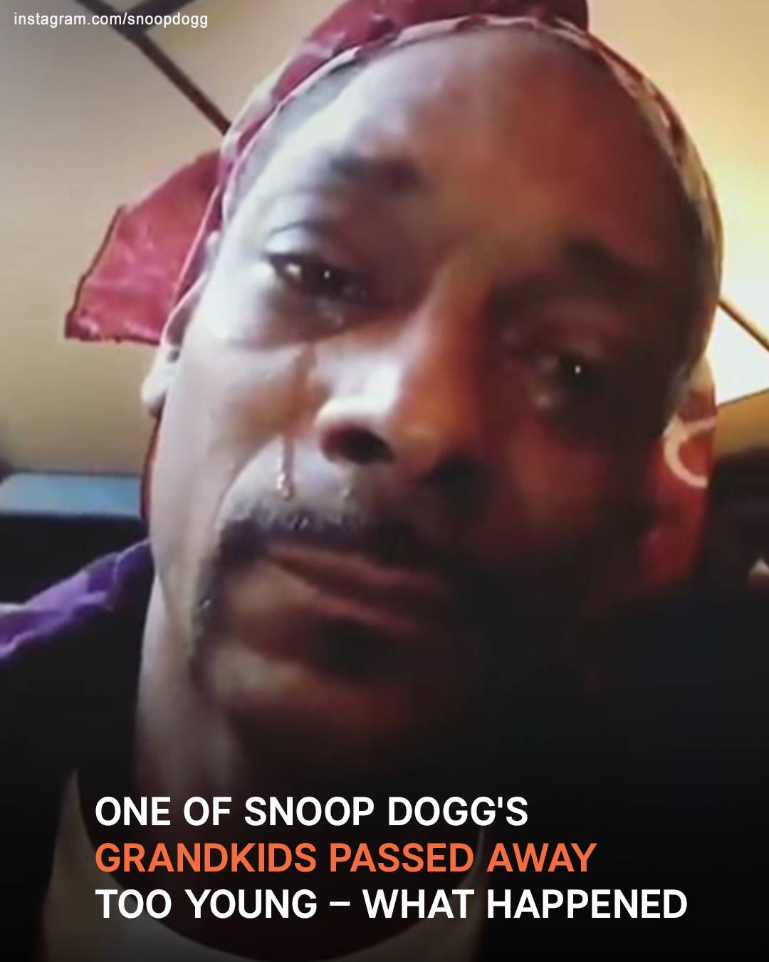 Snoop Dogg Pays Tribute to His Grandchild Who Passed Away