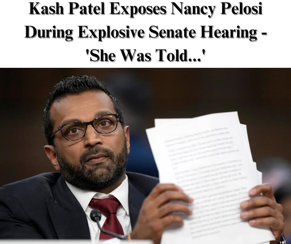 Kash Patel Holds Pelosi and Schumer Accountable for Capitol Riot During Heated Senate Hearing