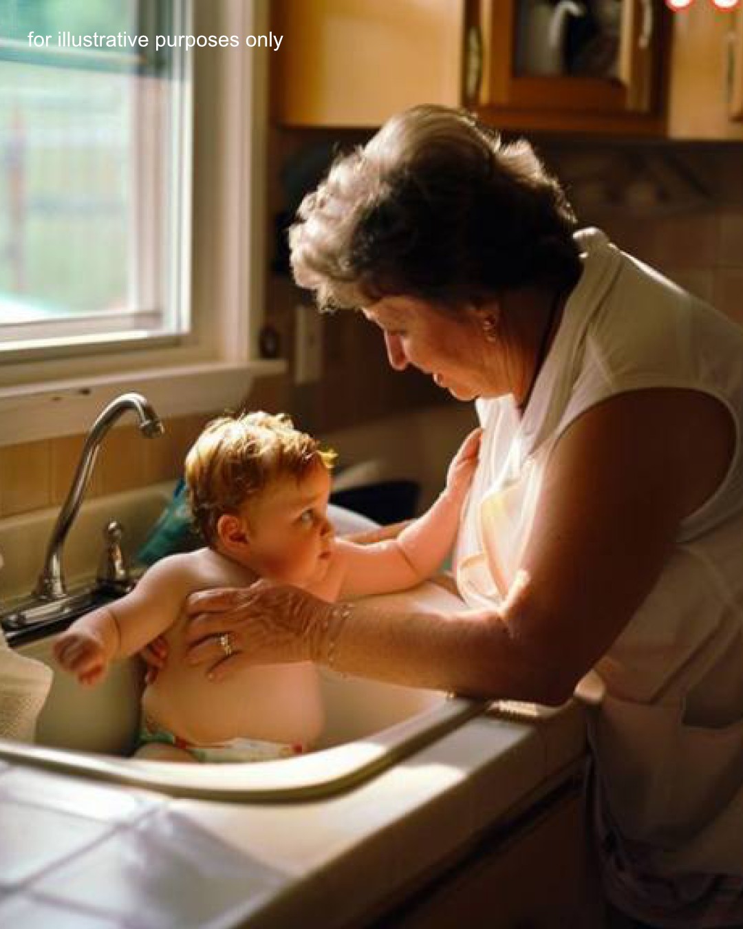 I was HORRIFIED to see my MIL bathing my son in a sink, WHERE WE WASH THE DISHES